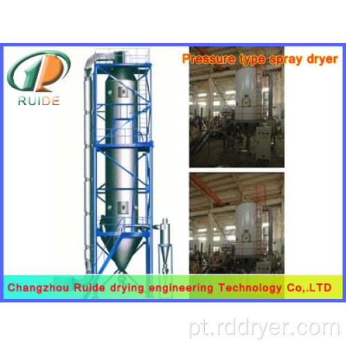 Dye spray dry tower